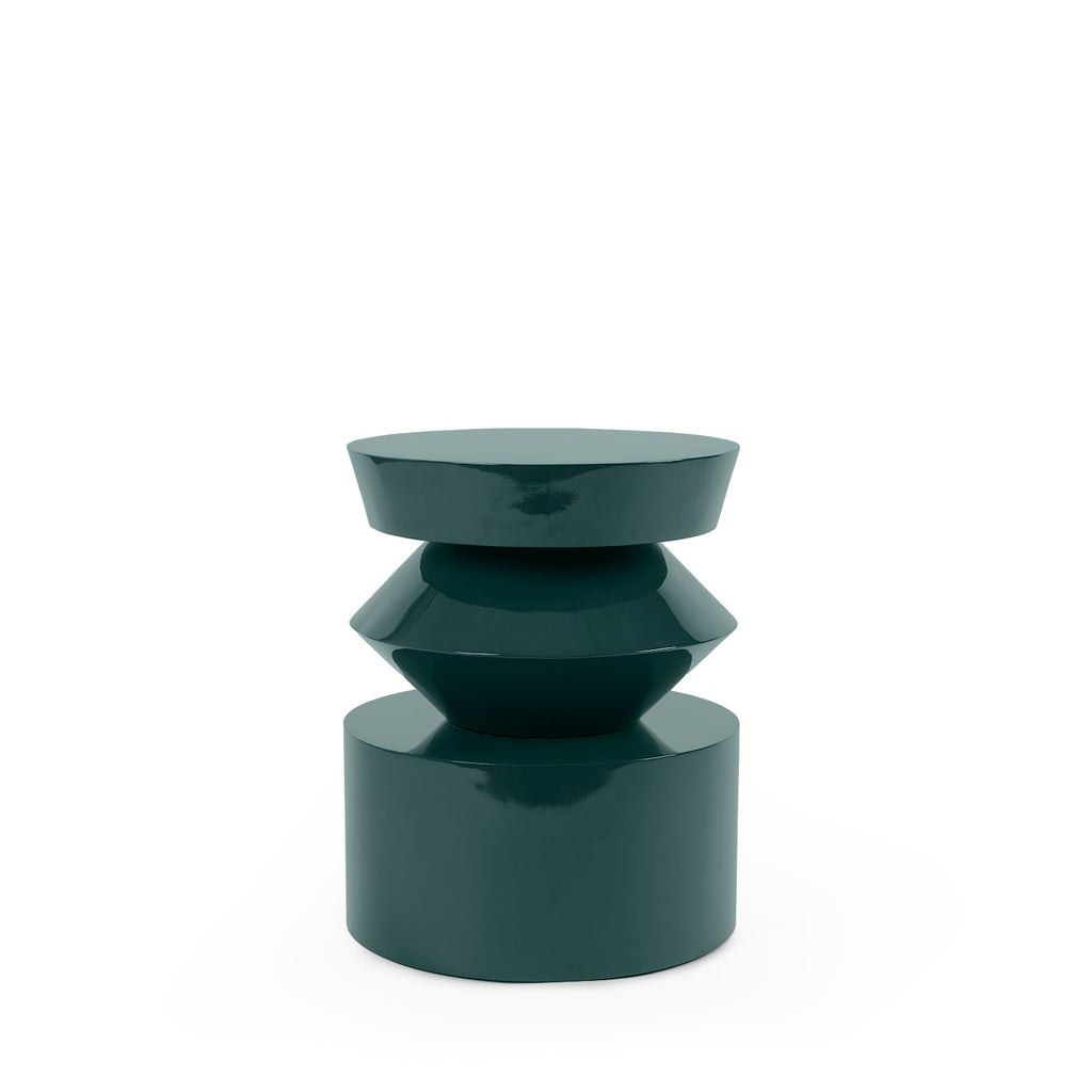 Henry dark gloss green coffee table