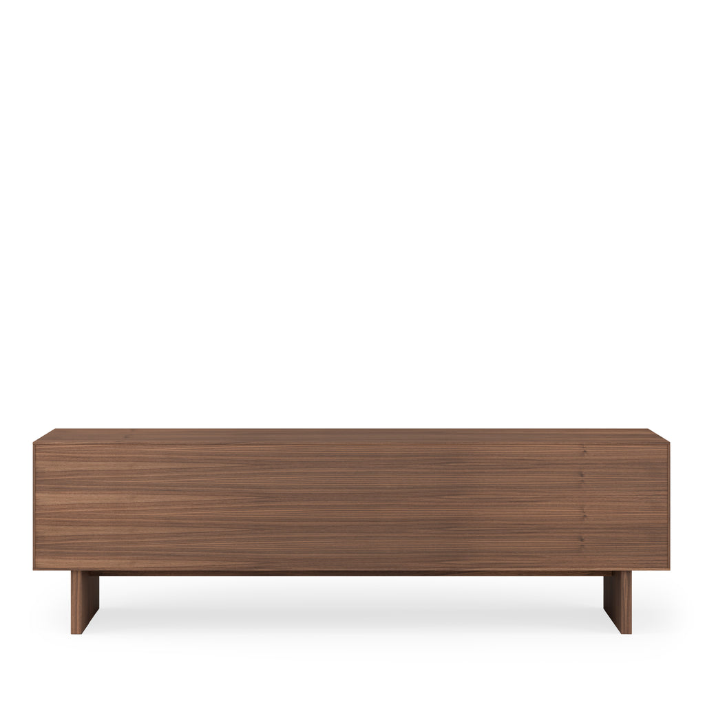 TV cabinet 180 Tulsa walnut wood legs