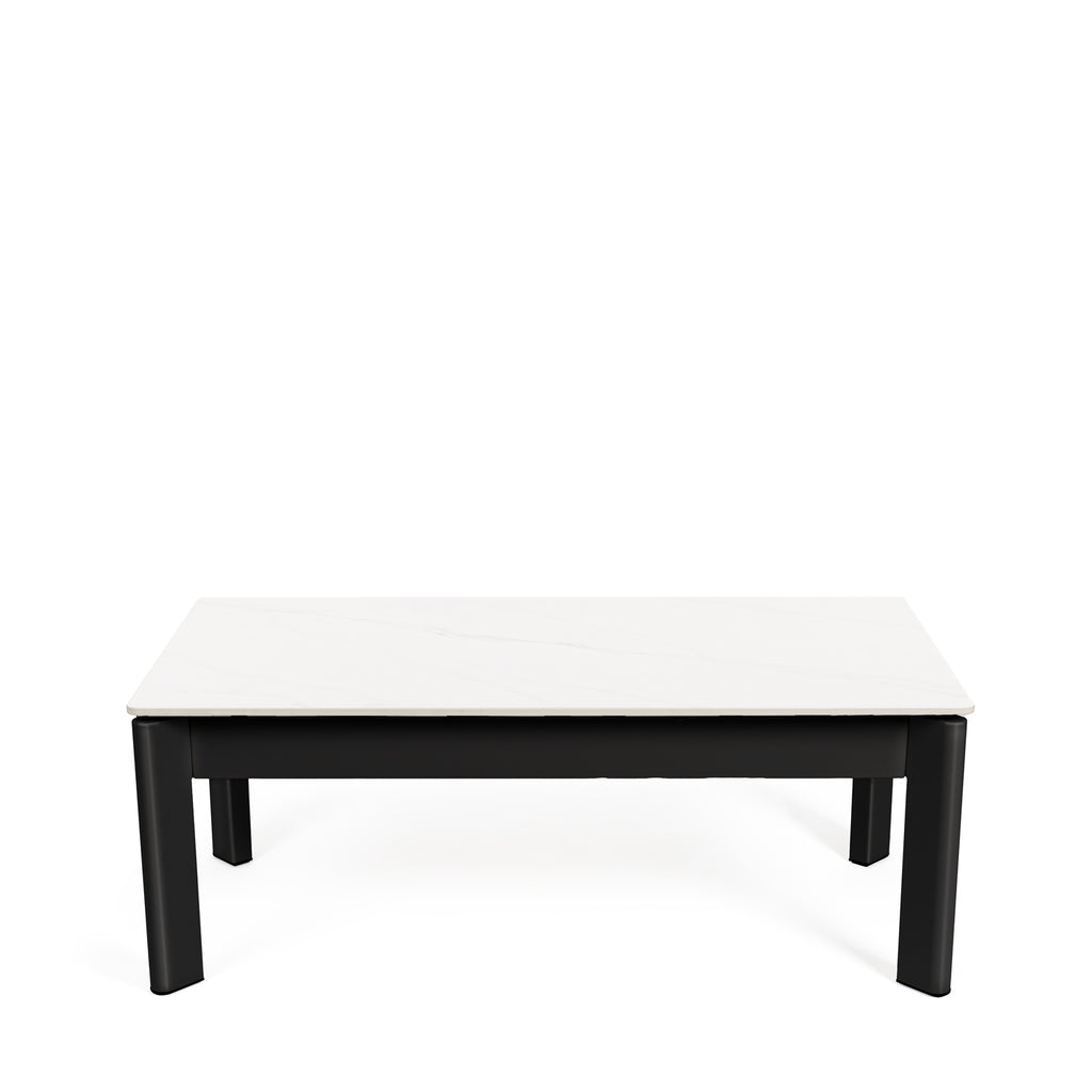Roland white/black coffee table
