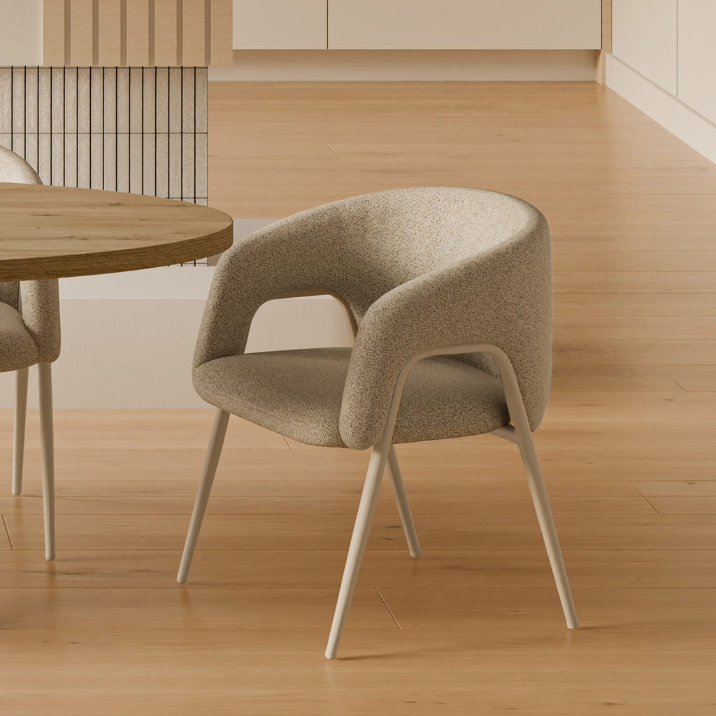 Anneli chair beige/legs beige