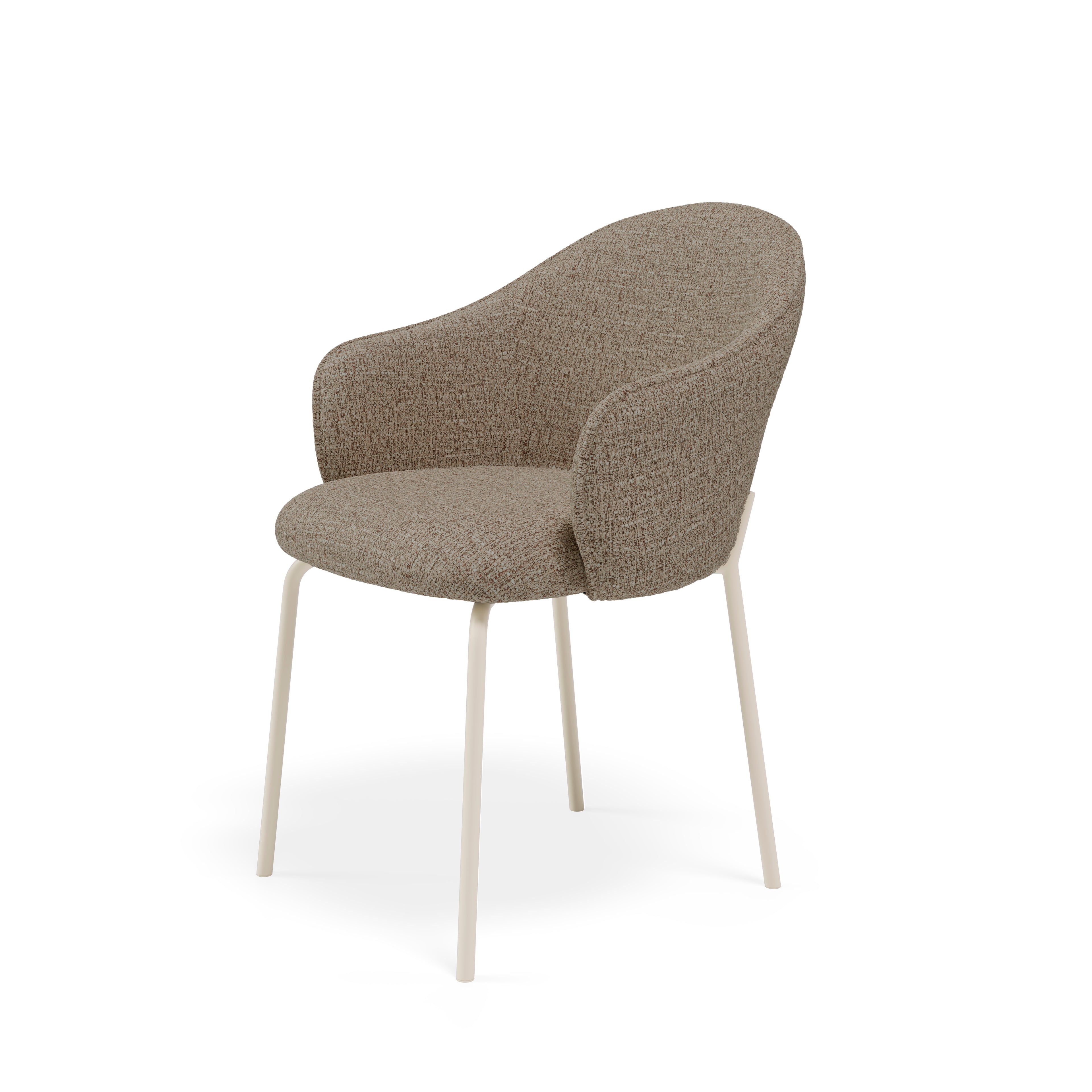 Mirabella taupe chair/beige legs