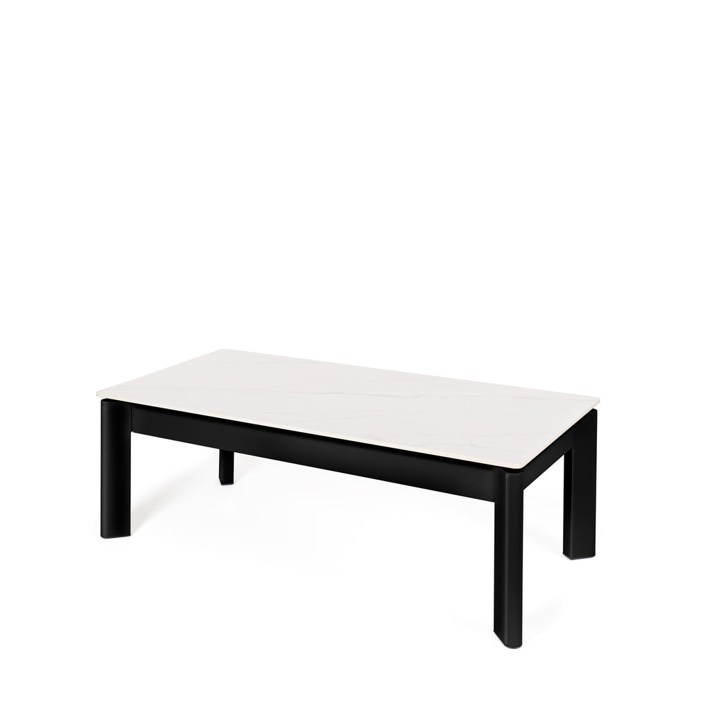 Roland white/black coffee table