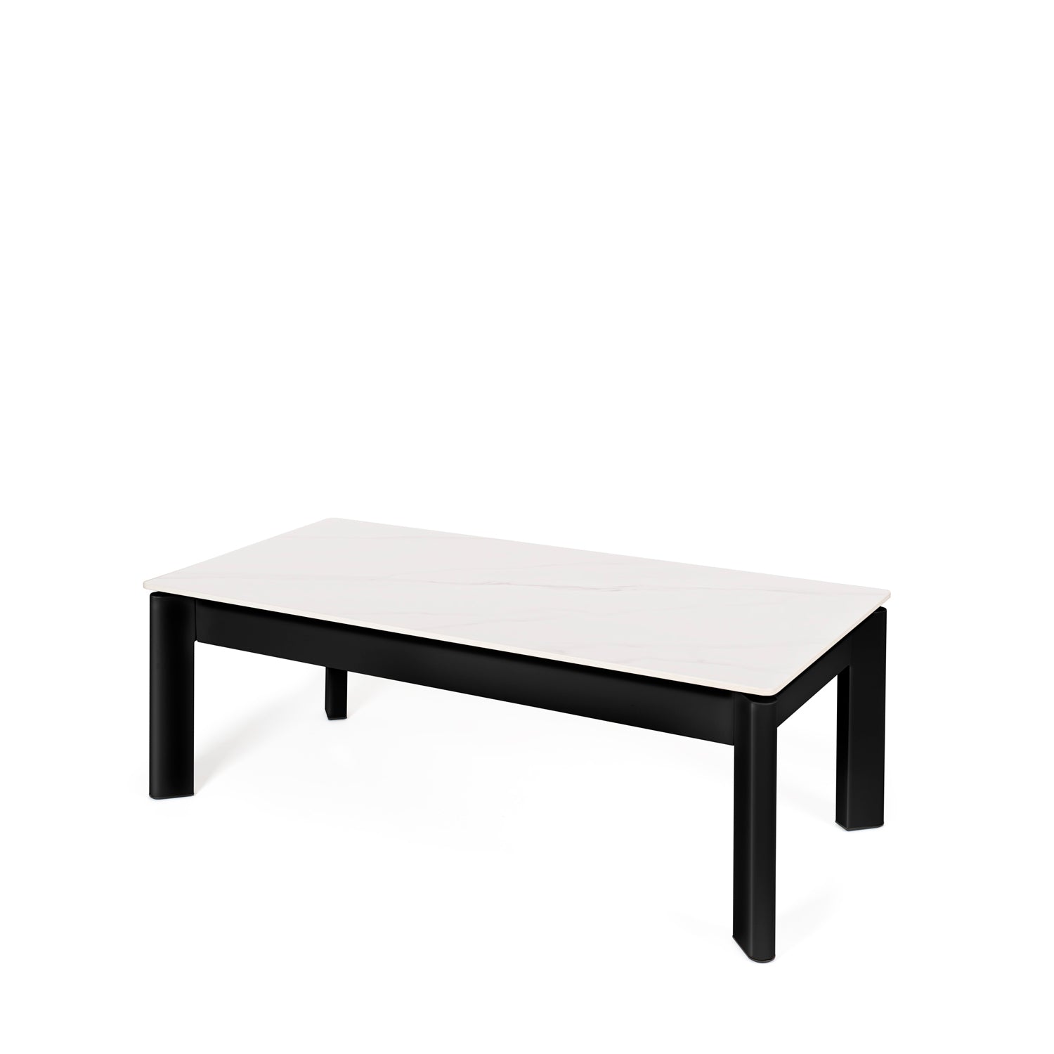 Mesa de Centro Roland Branca / Preta