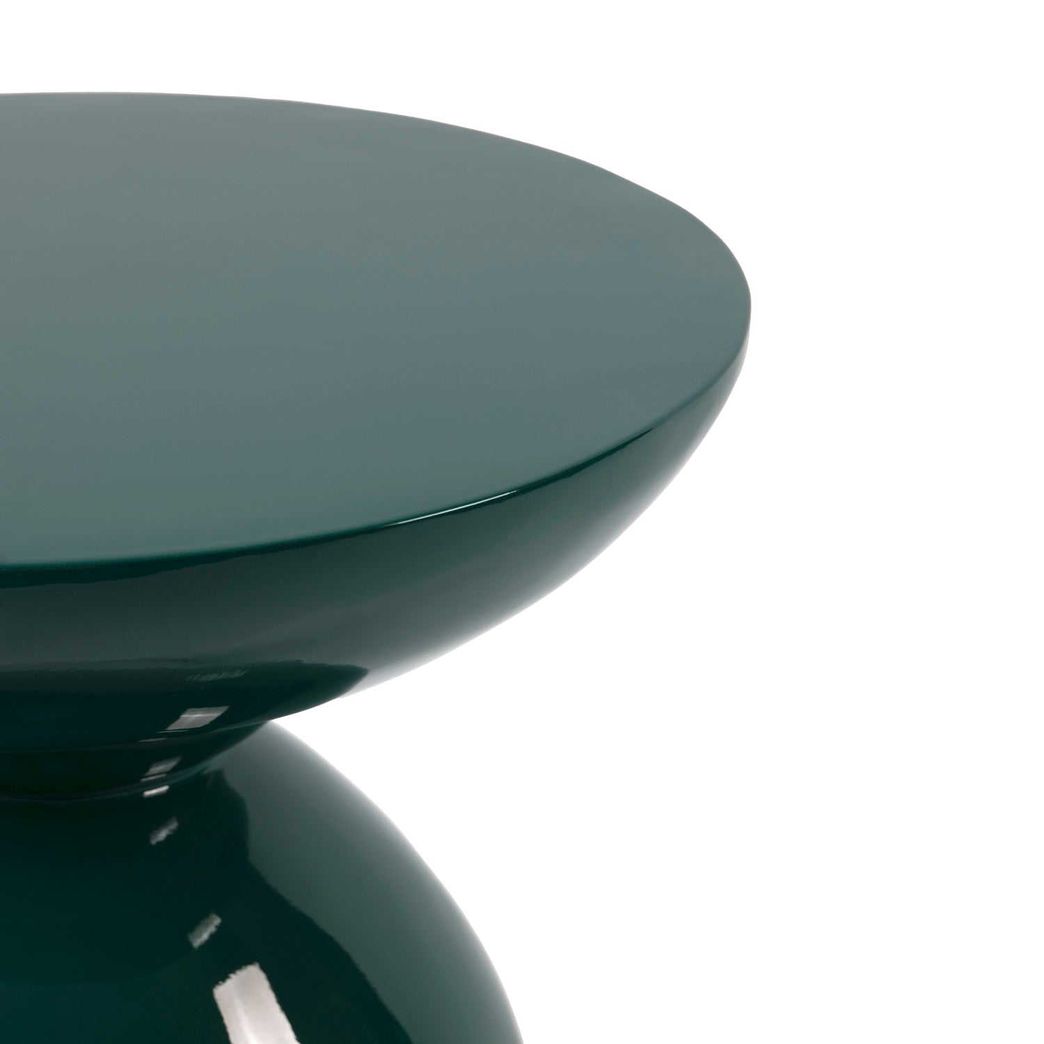 Dorian dark green gloss coffee table