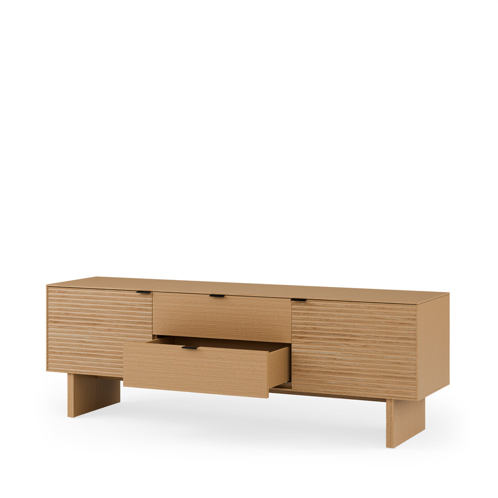 TV cabinet 160 Tulsa oak wood legs