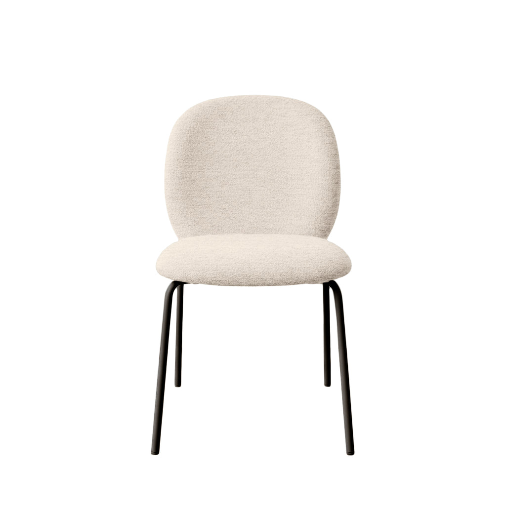 Riona chair beige/black legs