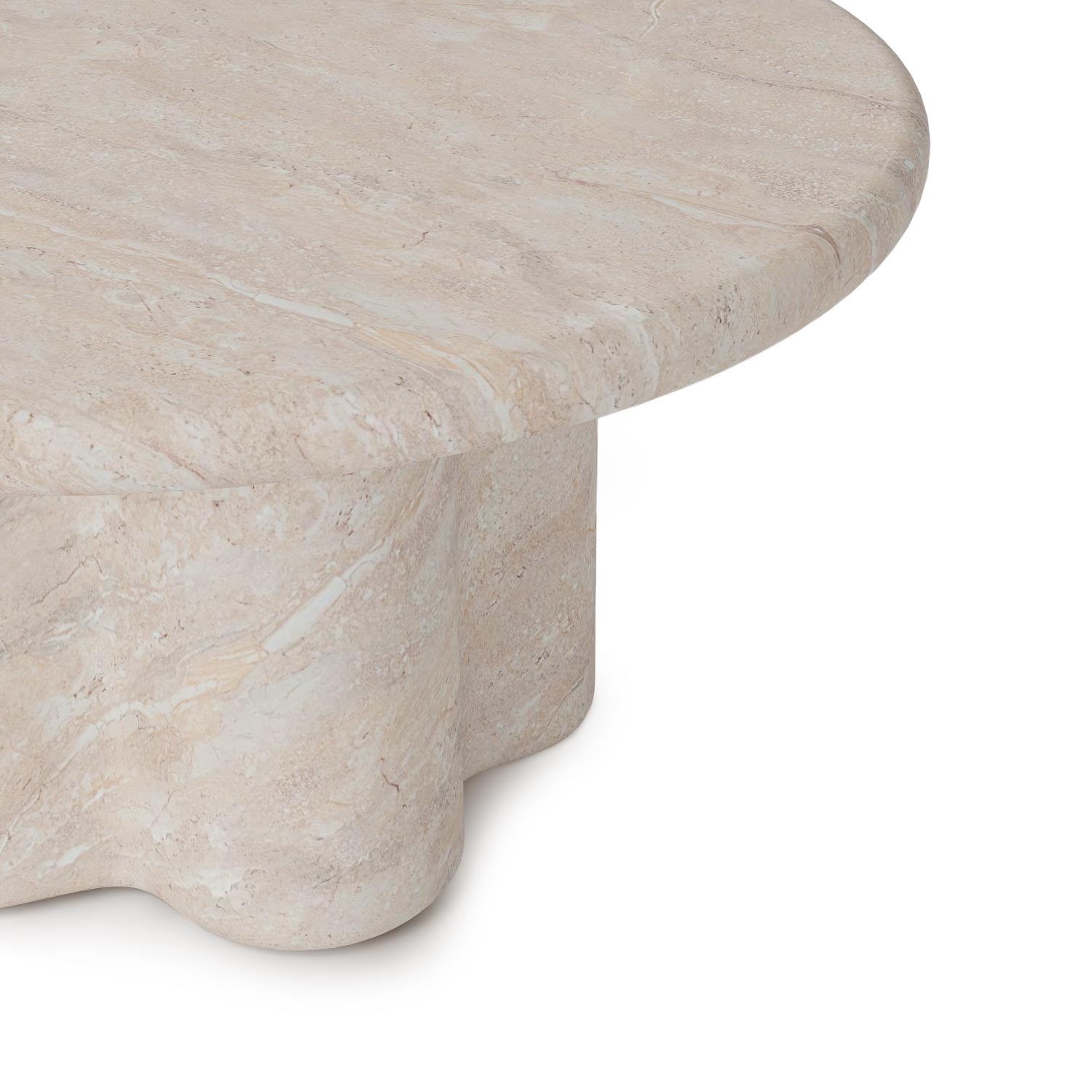 Mesa de Centro Luigi Mármore Travertino