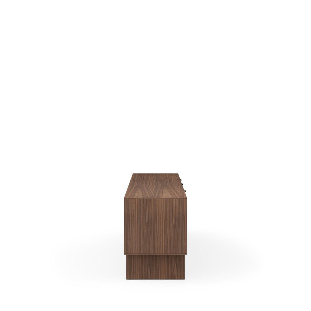 TV cabinet 180 Tulsa walnut wood legs