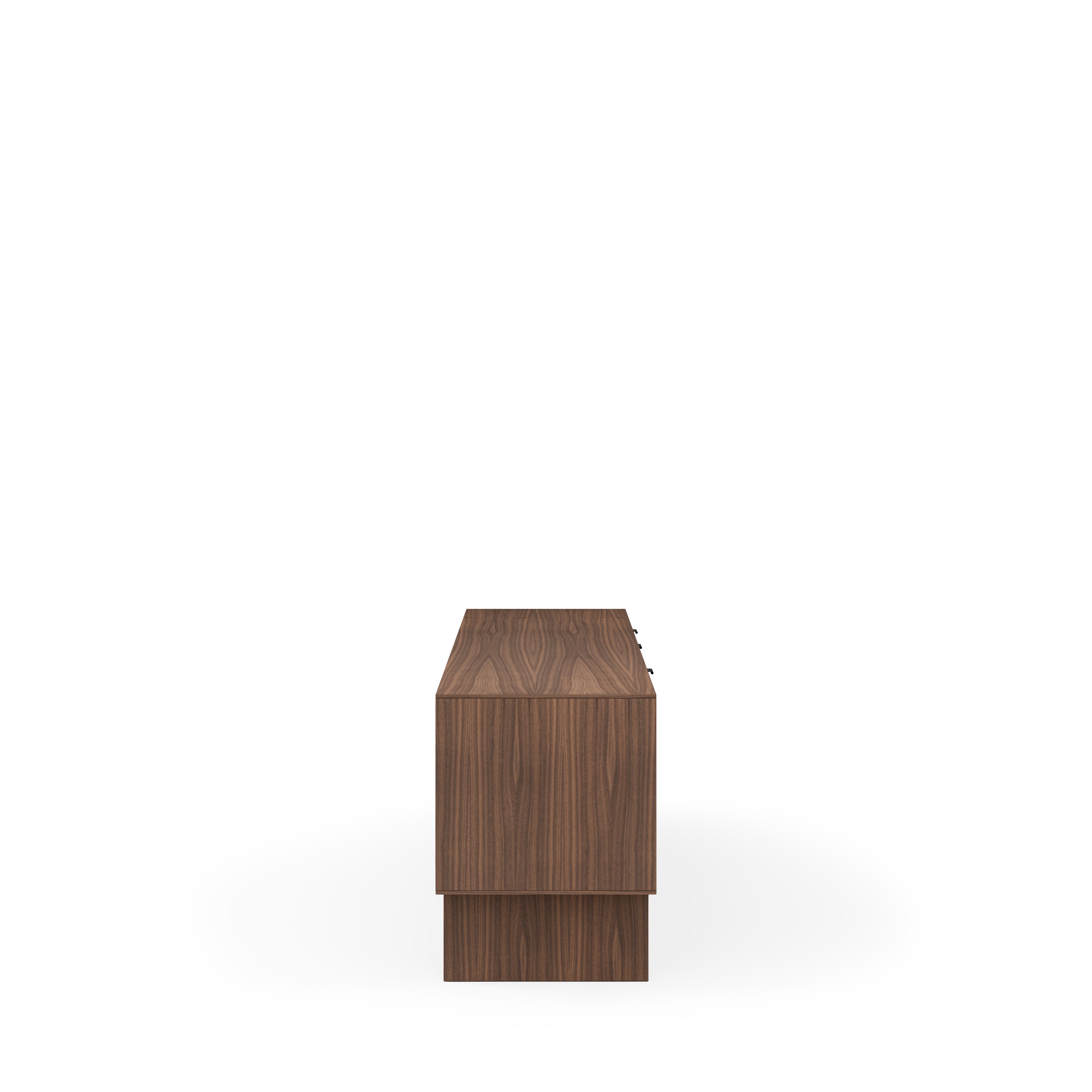 TV cabinet 180 Tulsa walnut wood legs