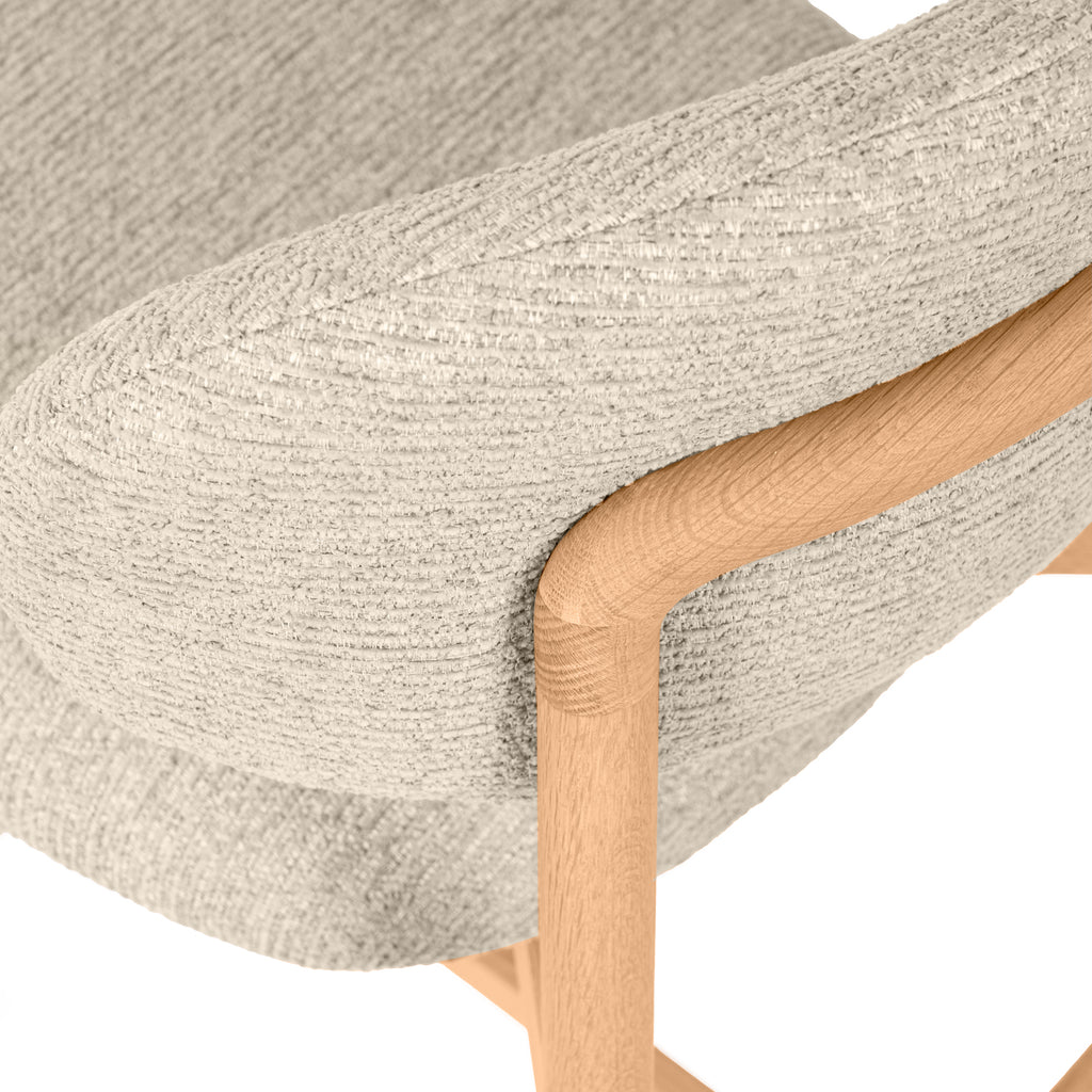 Renzo beige stool