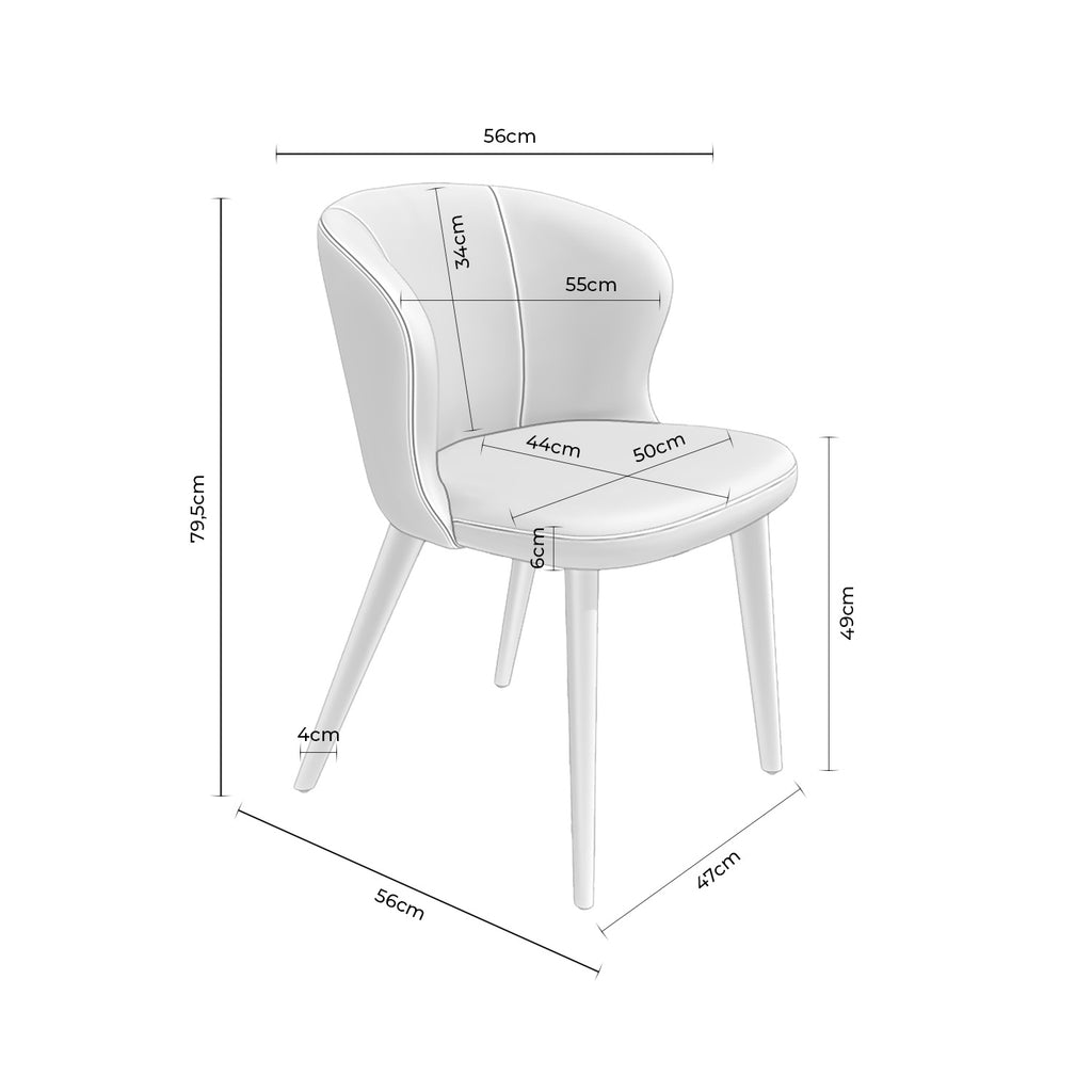 Beige Silla chair