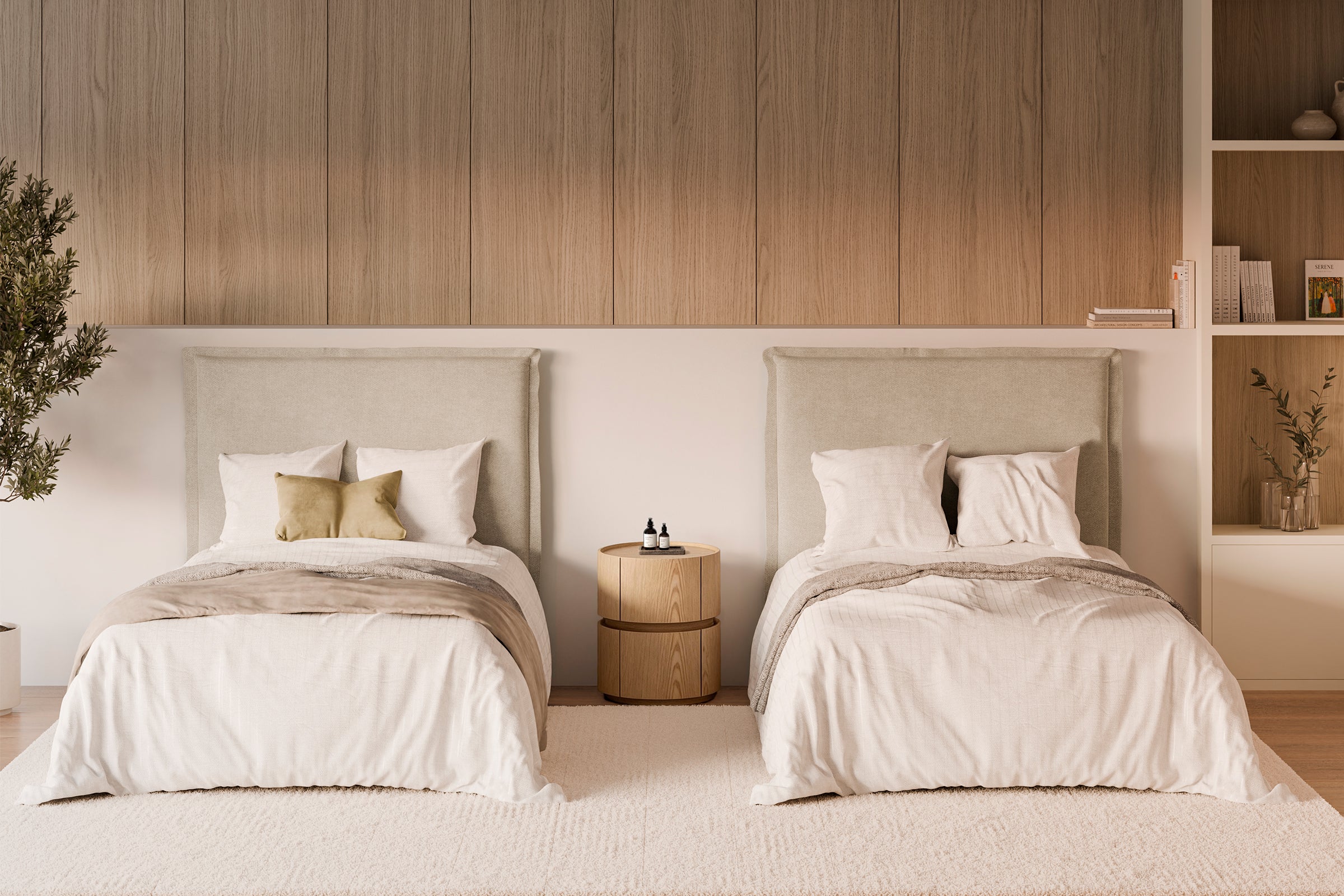 Timeo oak bedside table
