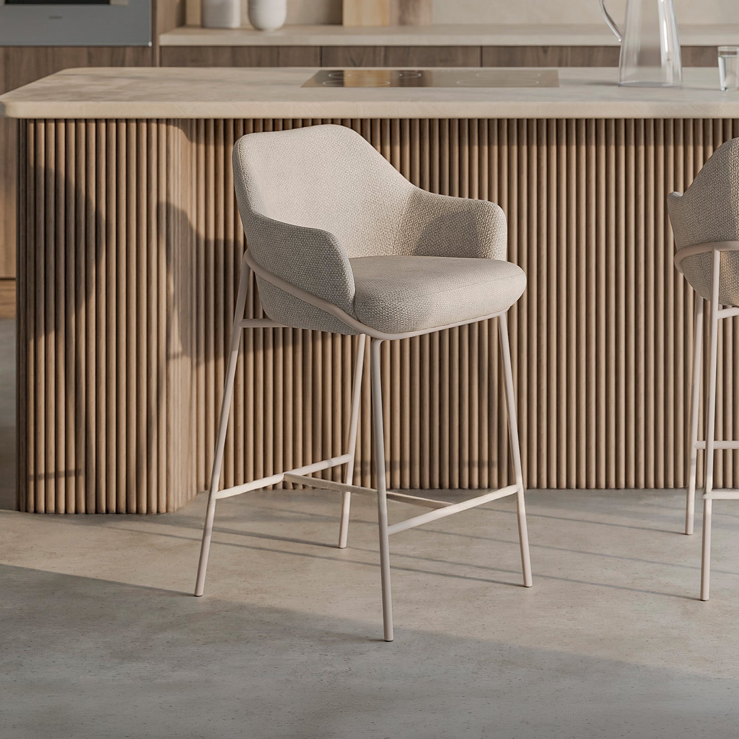 Thomas beige/taupe stool