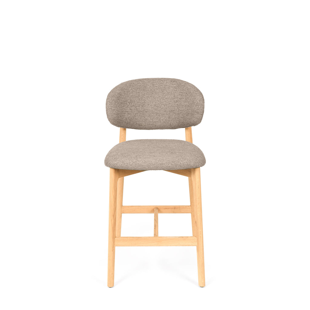 Renzo taupe stool