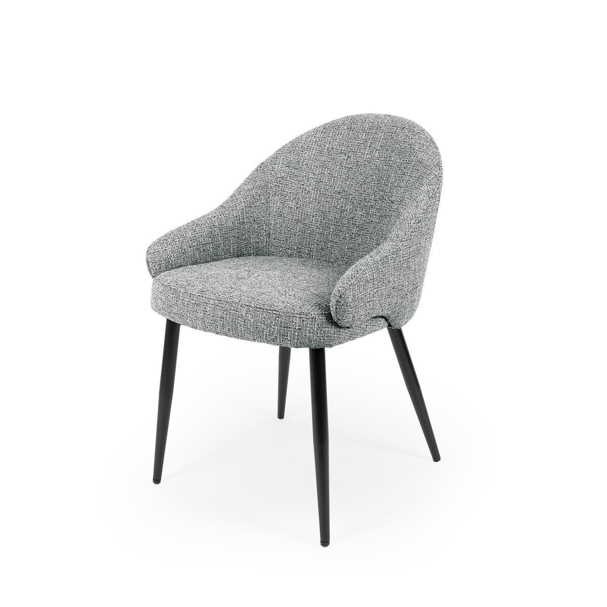 Chair grey Mira / black legs