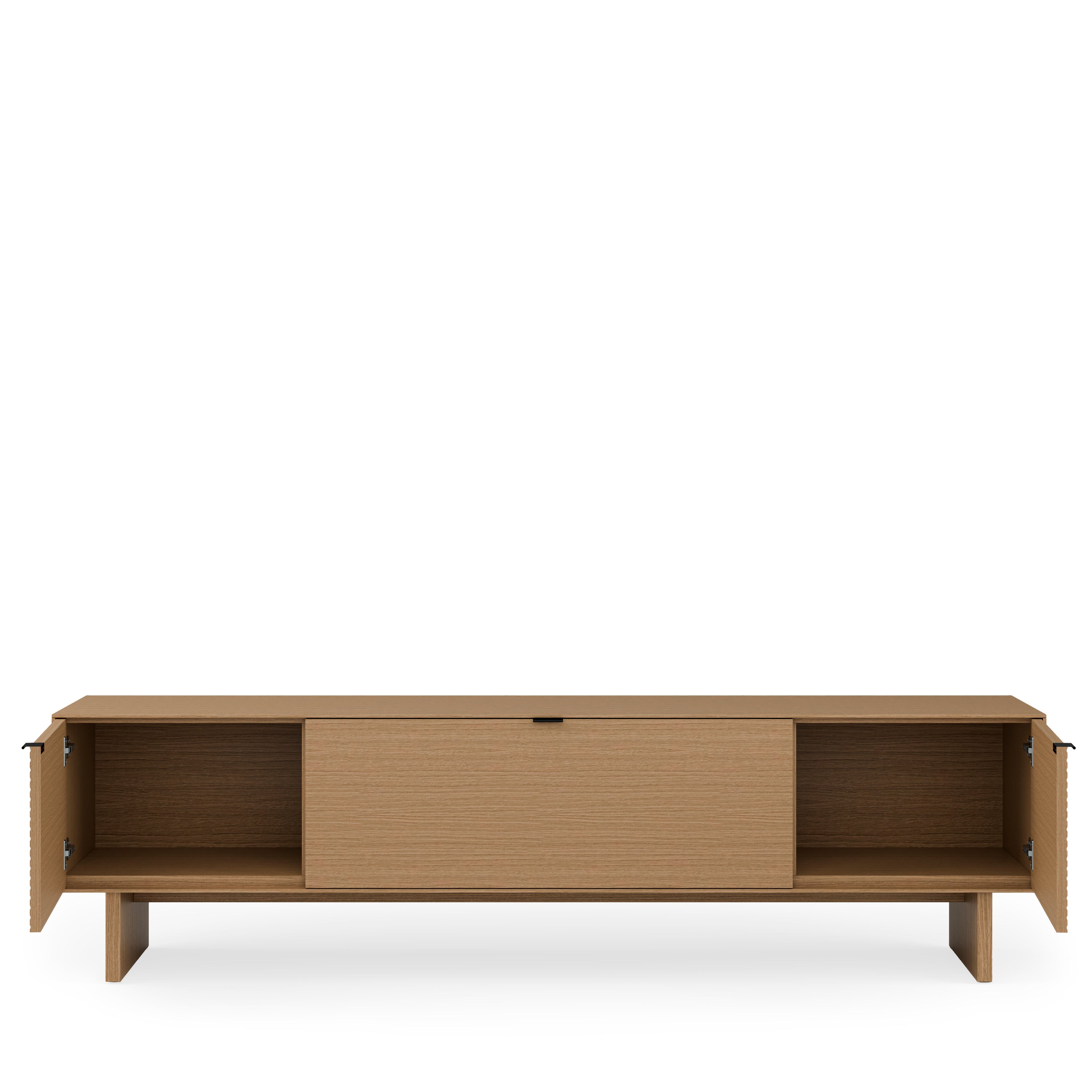 TV cabinet 200 doors Tulsa oak wood legs