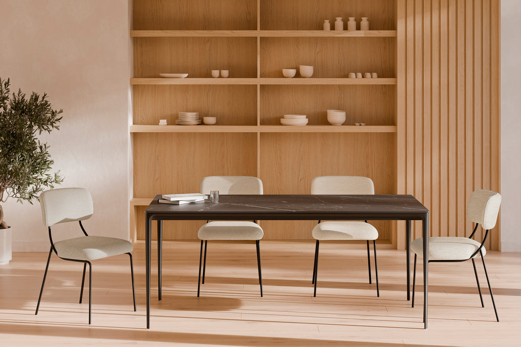 Mesa Arya 140 Retangular Sahara / Preta