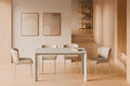 Zoey beige chair/beige legs