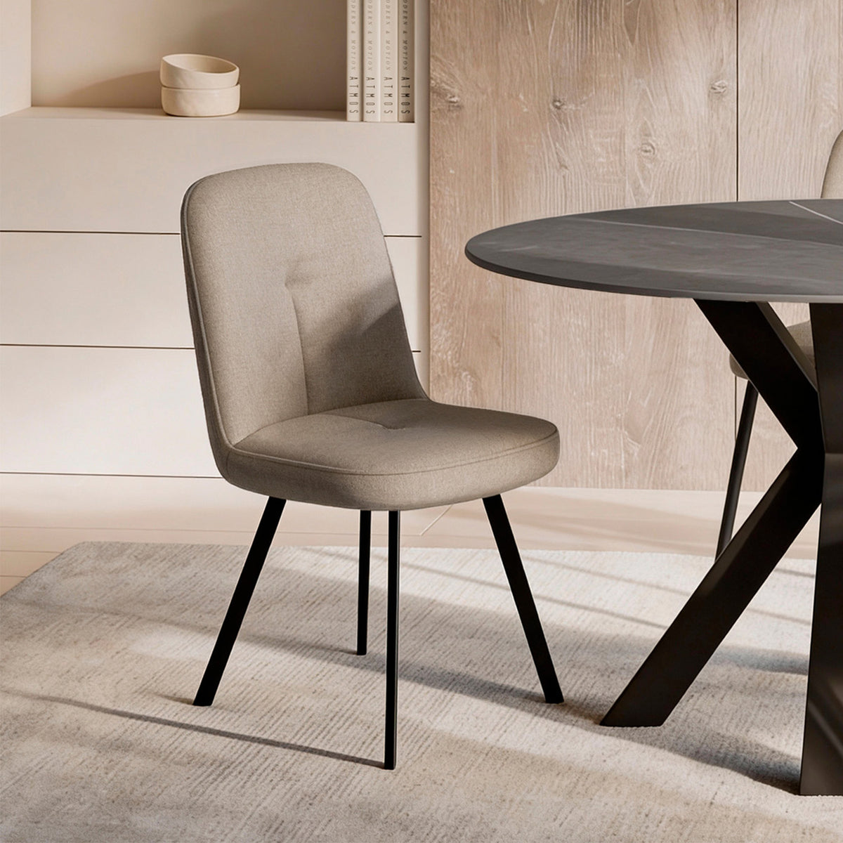 Sigrid taupe chair