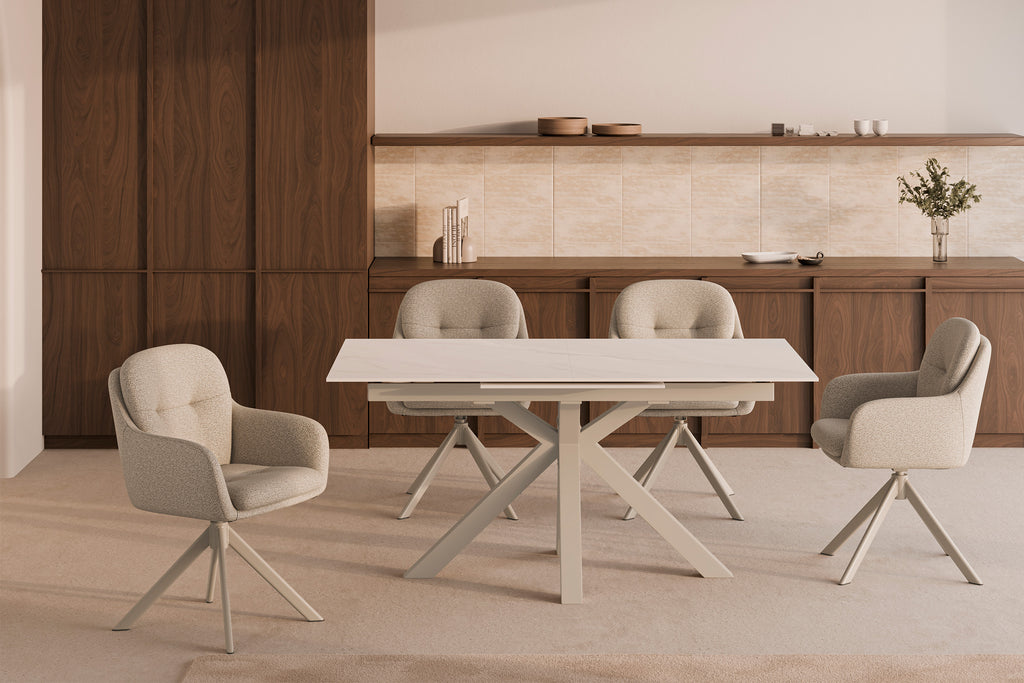 Silvi chair beige/beige legs