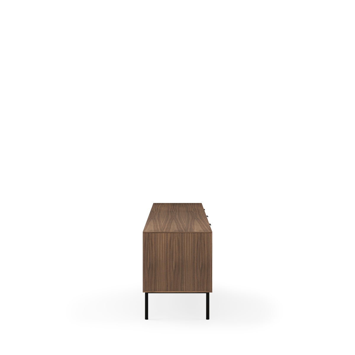 TV cabinet 200 cm Tulsa walnut metal legs