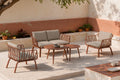 Mikonos terracotta set.
