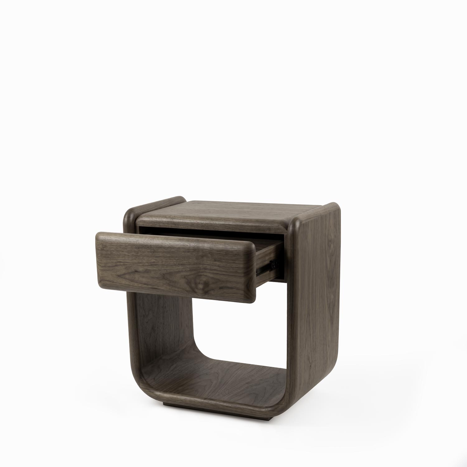 Mason Walnut Bedside Table