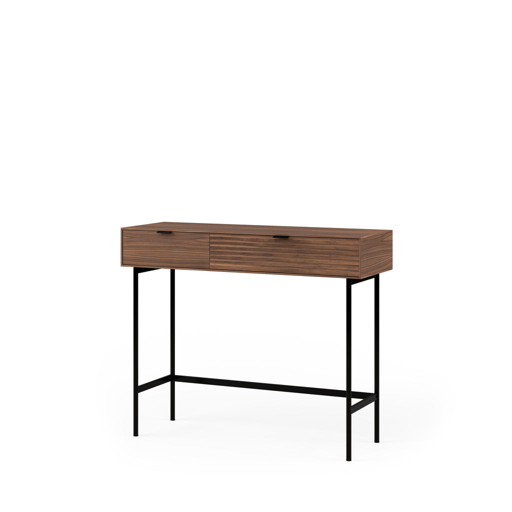 Console Tulsa walnut metal legs