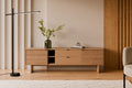 TV stand 180 Tulsa oak wood legs