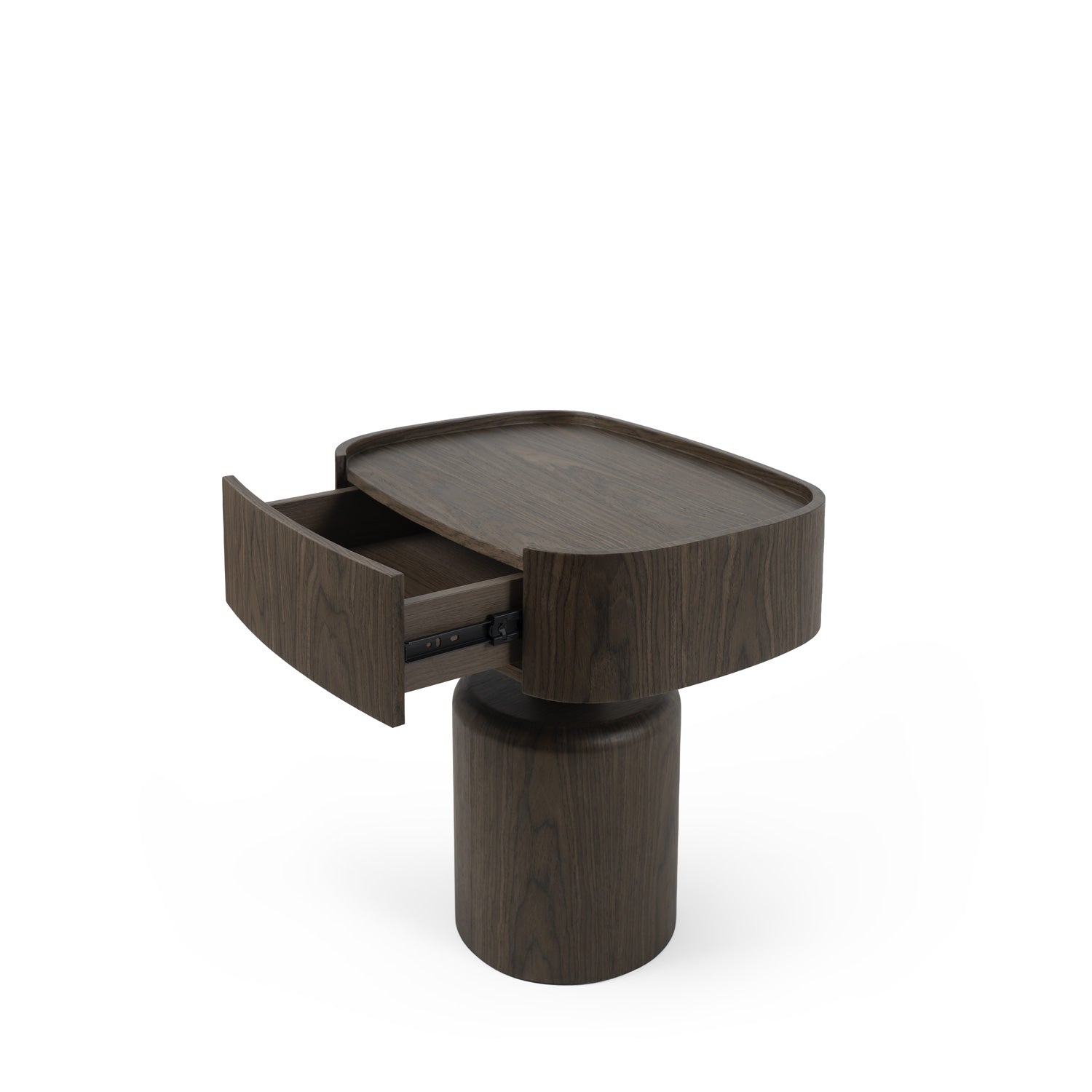 Benja walnut bedside table