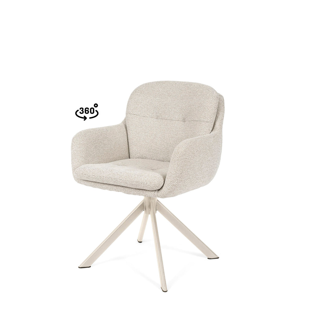 Silvi chair beige/beige legs