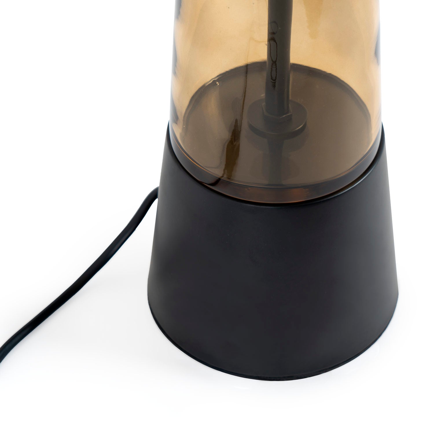 Lobras black table lamp
