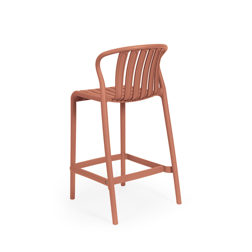 Bastian terracotta stool