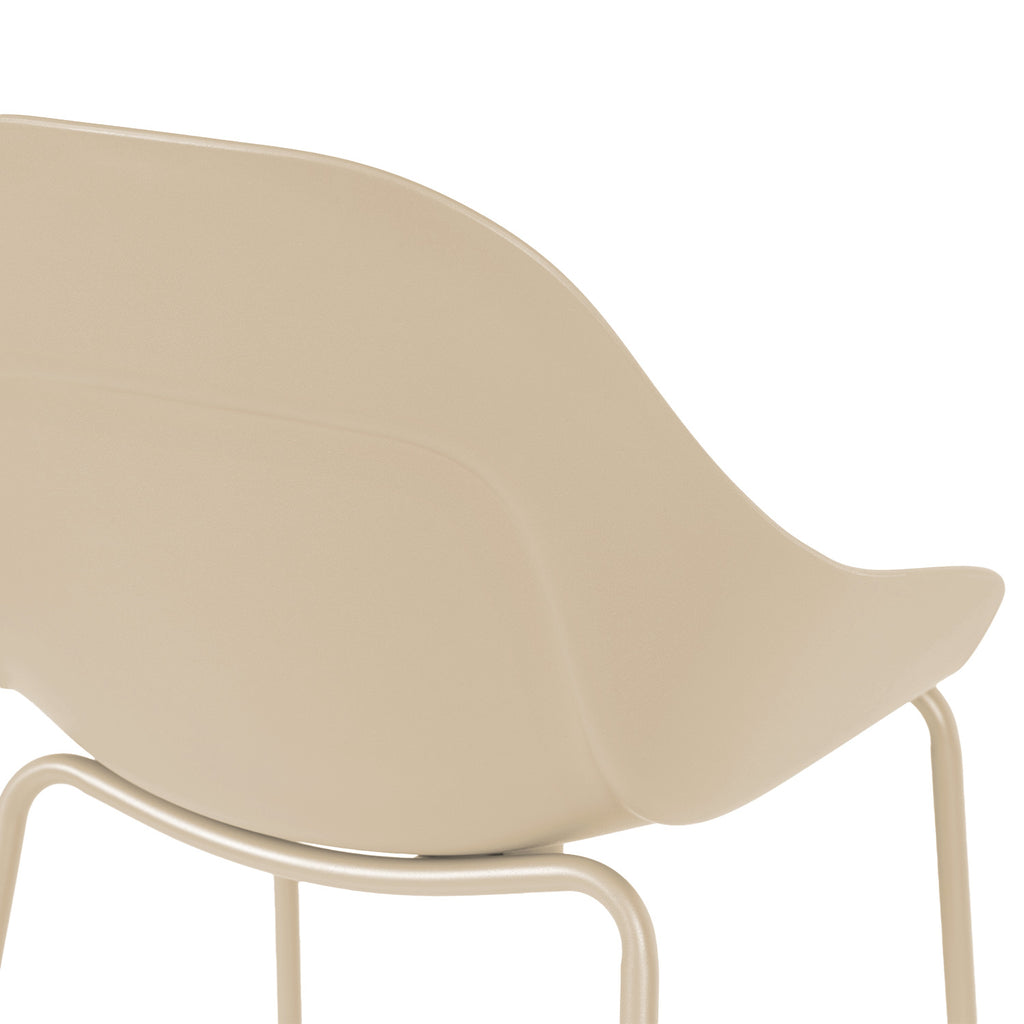 Toby beige stool