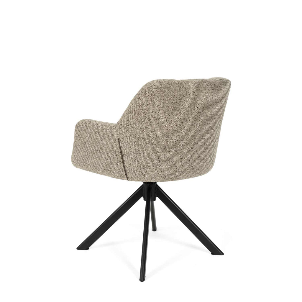 Chair Taimi taupe/black legs