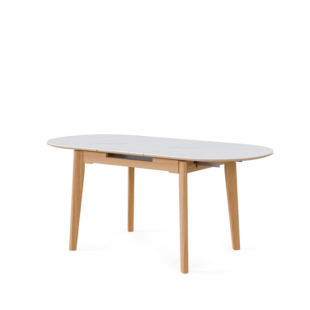 Mesa Velma 140 Extensíveltravertino / Carvalho