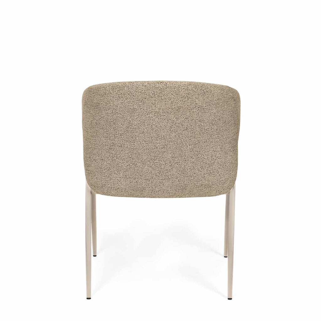 Anneli taupe chair/beige legs