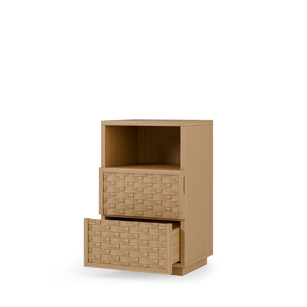 High table 2 drawers/hole 40 Borneo oak