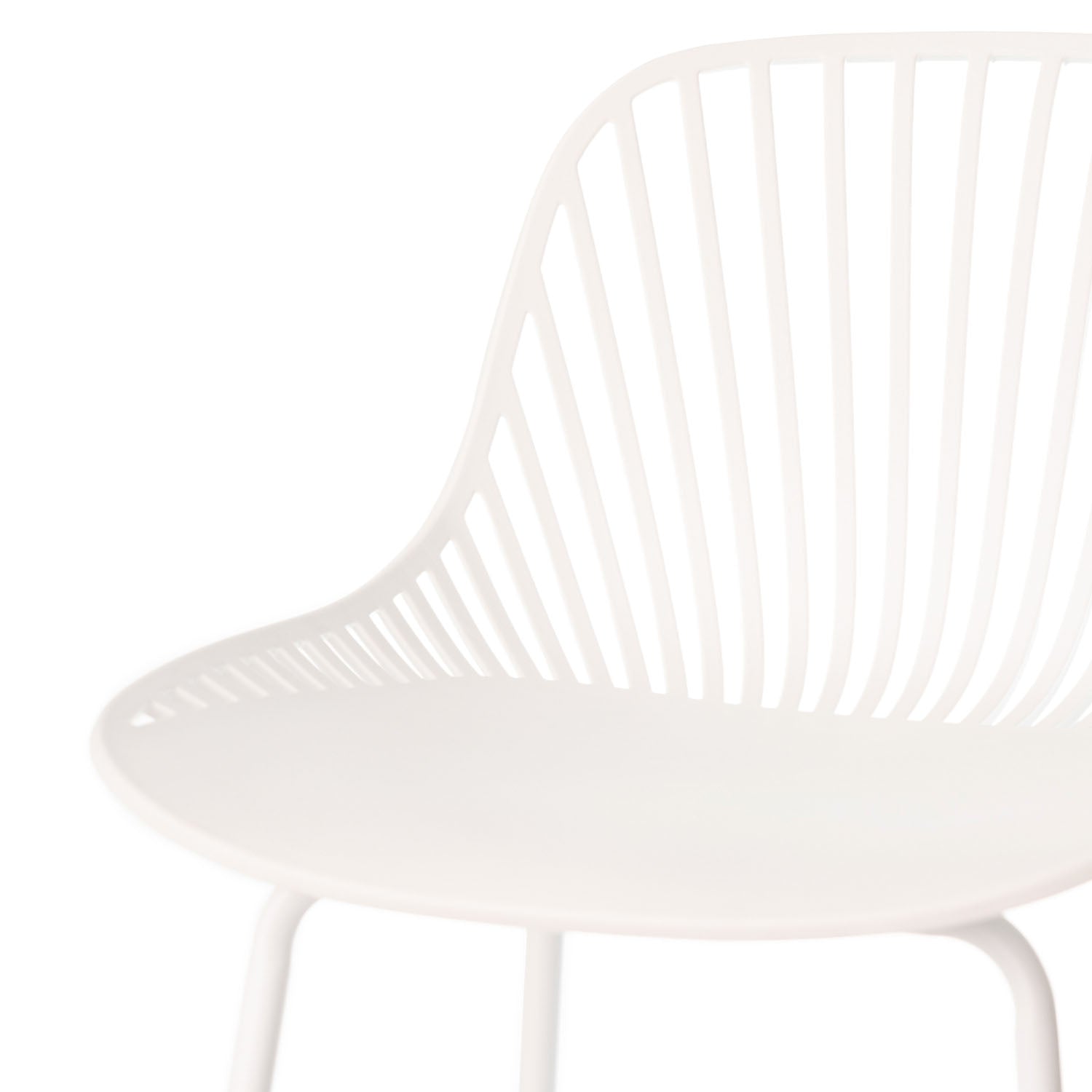 White Casper stool