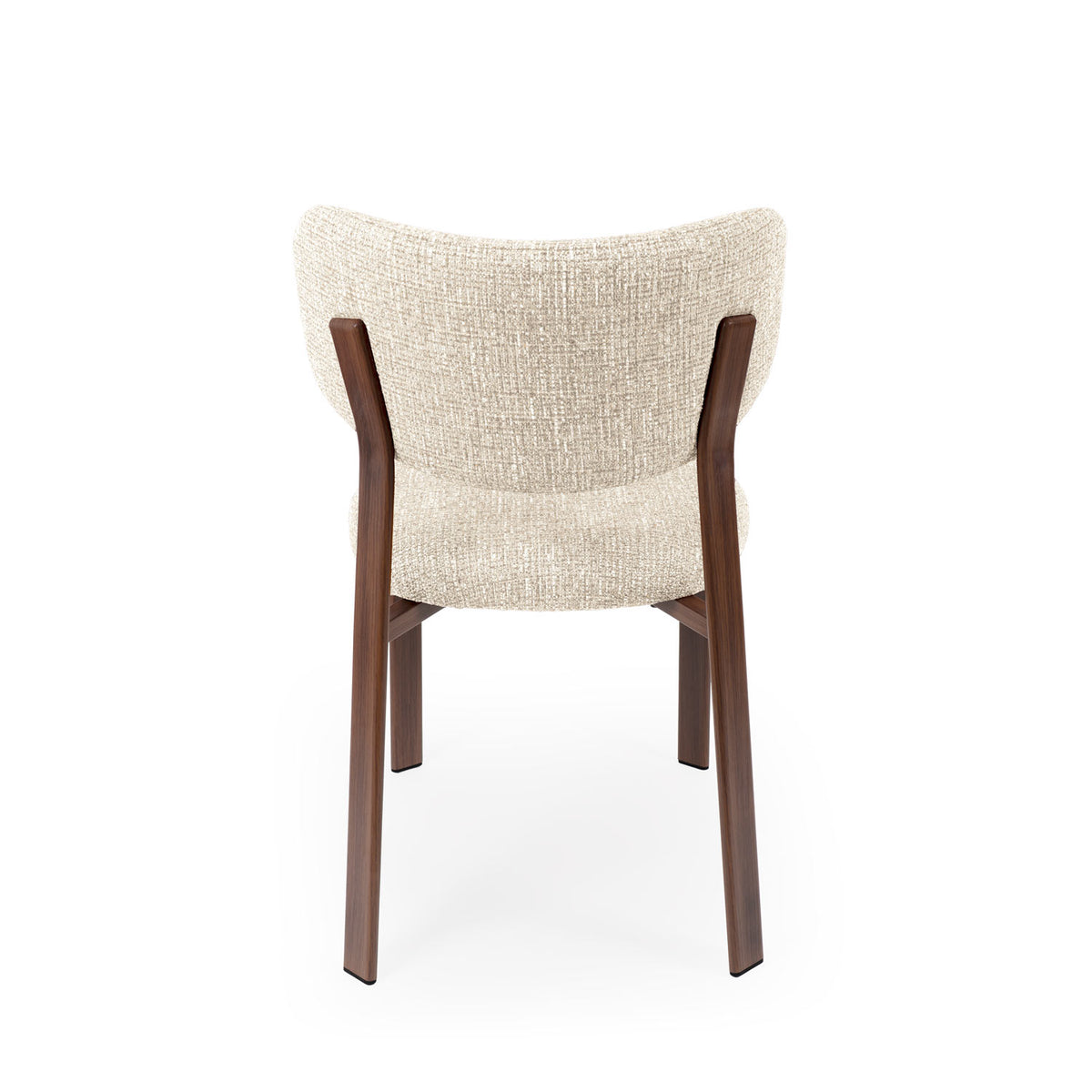 Rumi chair beige/walnut legs