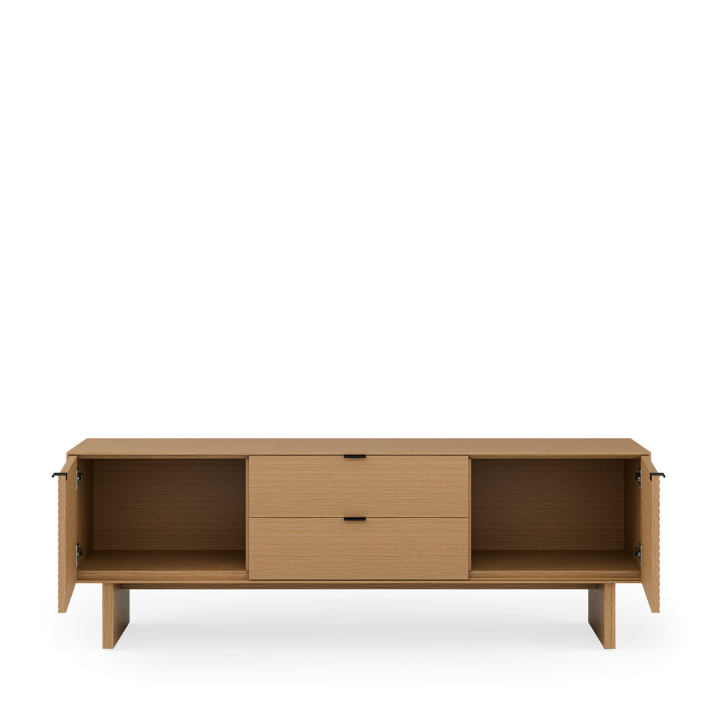 TV cabinet 160 Tulsa oak wood legs