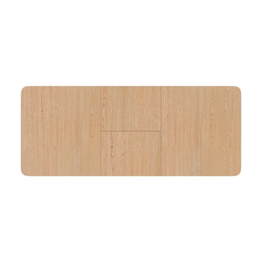 Gladys 140 rect. ext. table oak/black