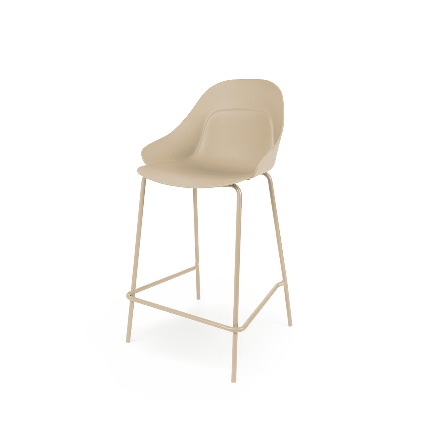 Toby beige stool