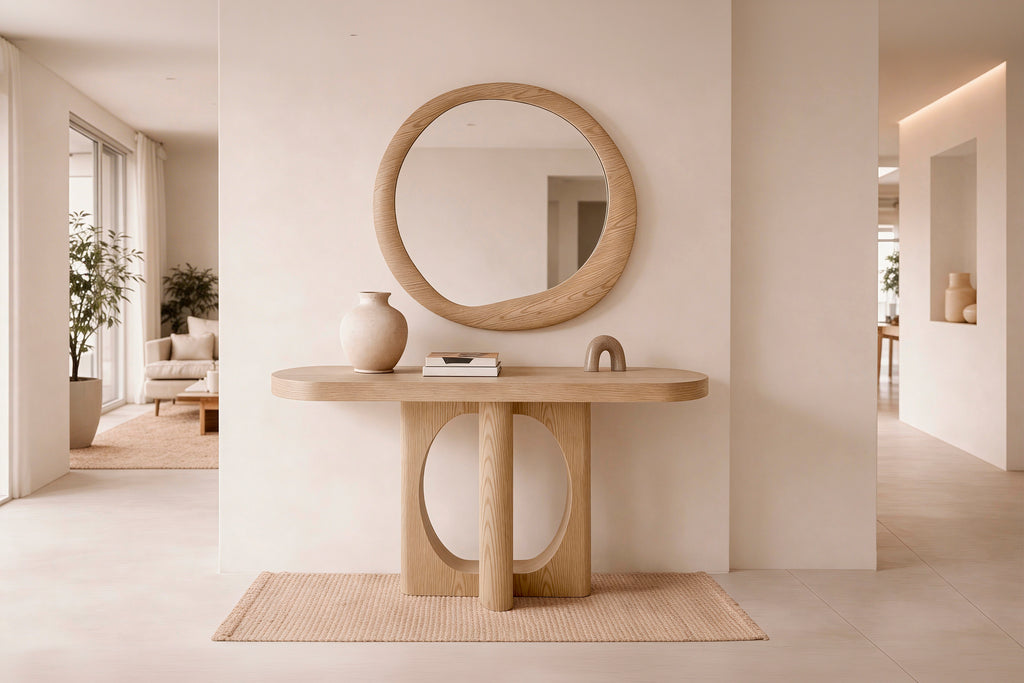 Berlin oak mirror