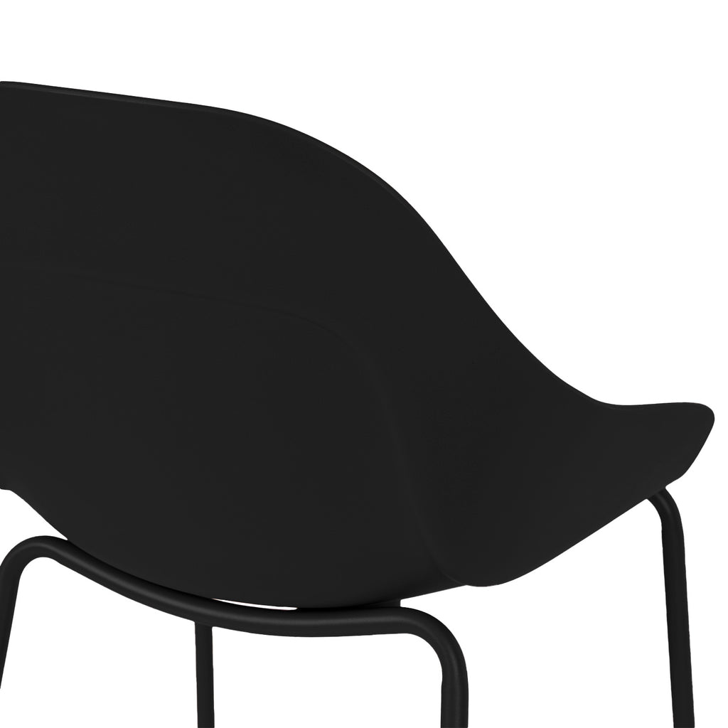 Toby black stool