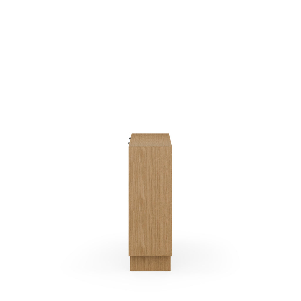 Tulsa tall oak sideboard with wooden legs