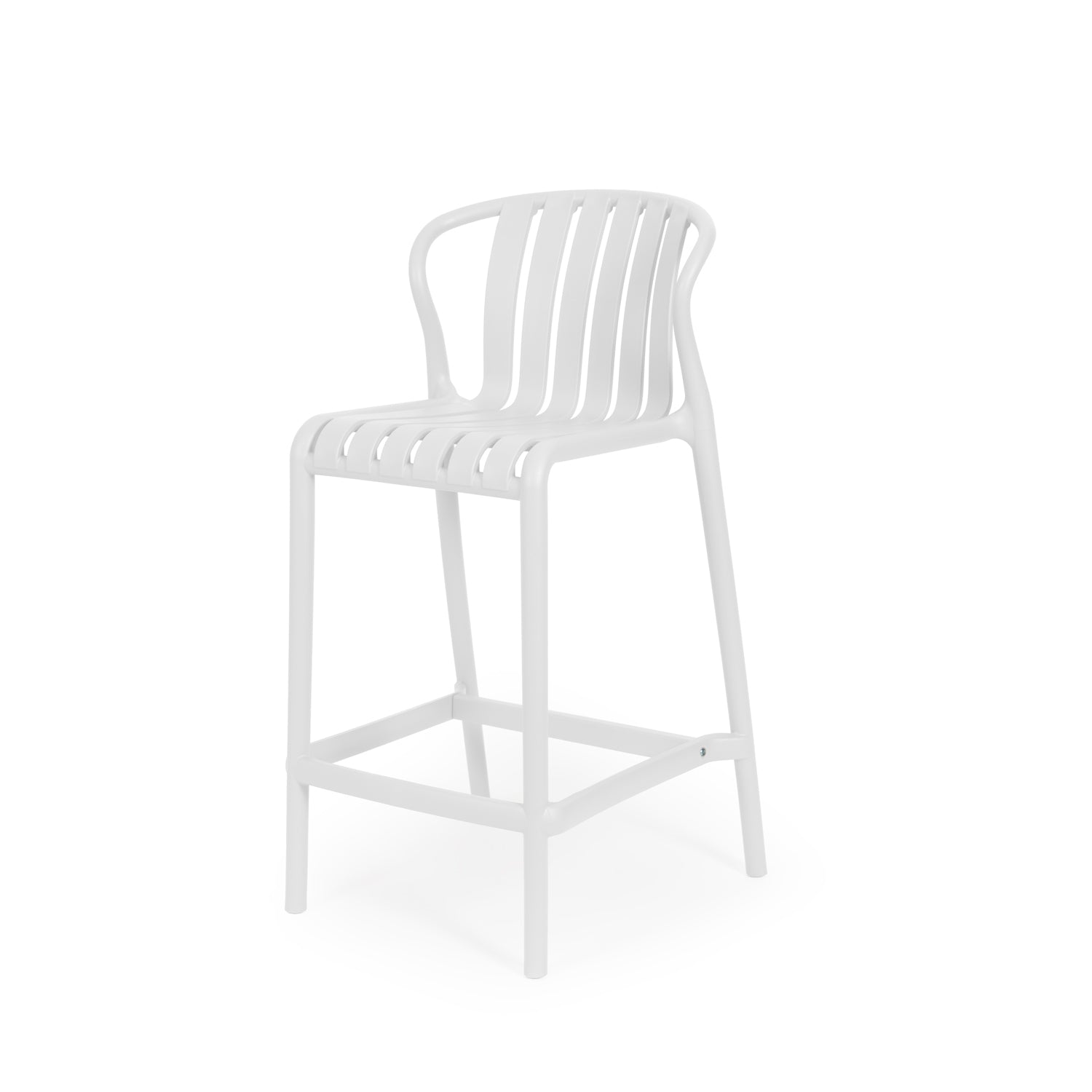 Bastian White Stool