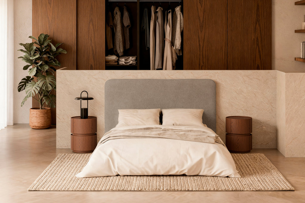 Timeo walnut bedside table