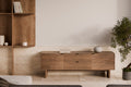 Tulsa 160 walnut TV unit with wooden legs