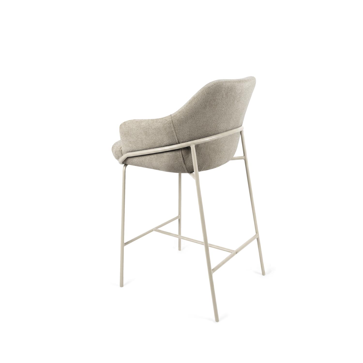 Thomas taupe stool/beige legs